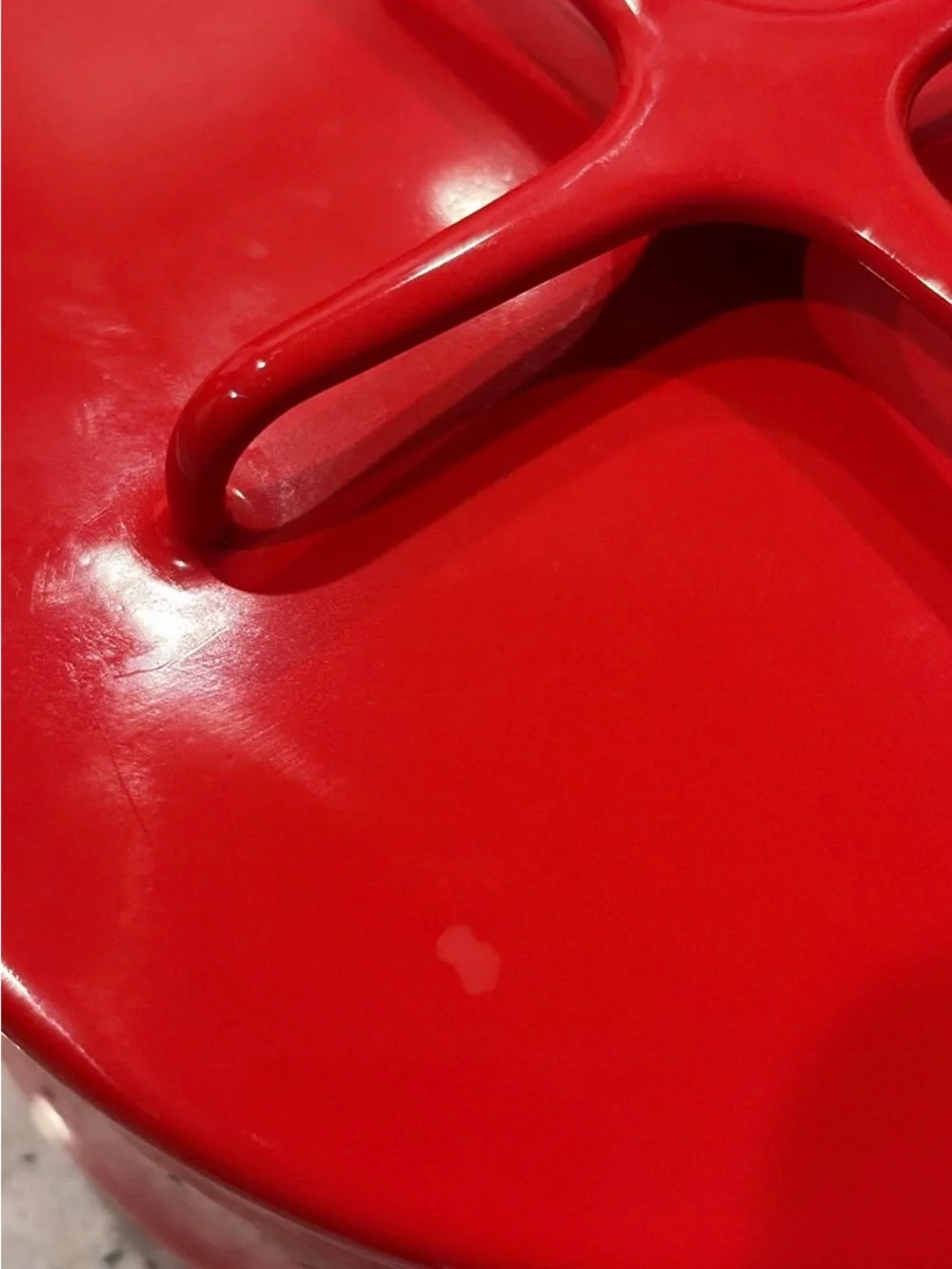 Vintage Dansk Kobenstyle Red Enamel Dutch Oven